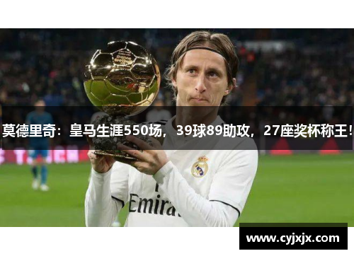 莫德里奇：皇马生涯550场，39球89助攻，27座奖杯称王！